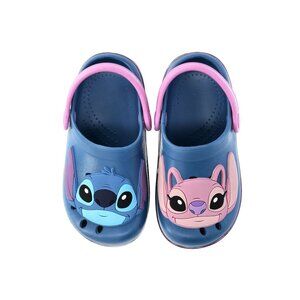 Stitch & Angel Comfort Clog Sandals for Toddler Girls from Disney Size 7/8